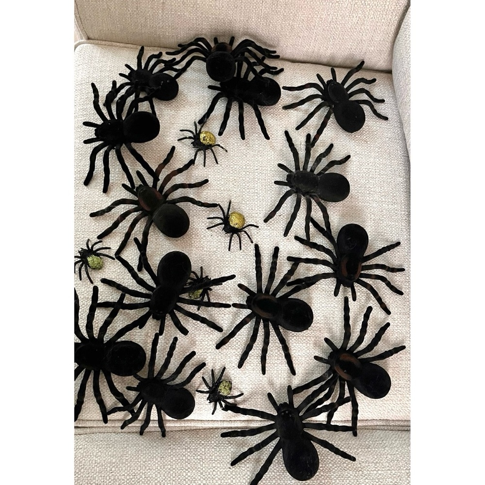 Halloween Black Spider Decorations